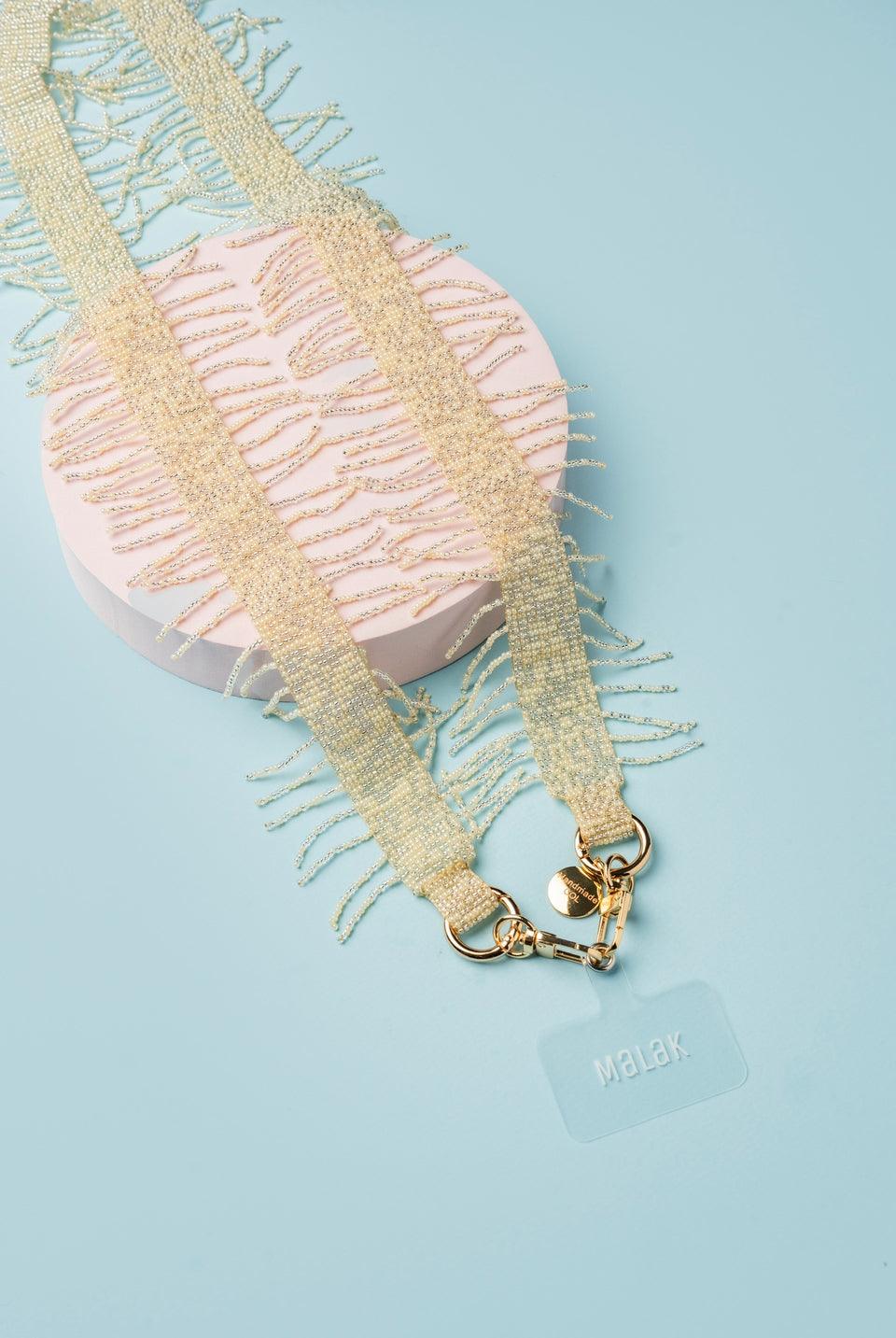 Strap Alma (Flecos Beige) - Malak Colombia