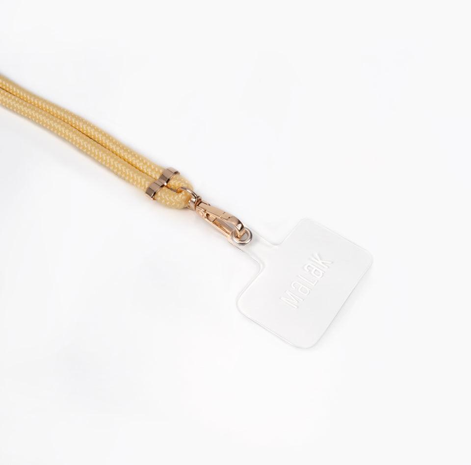 Amarillo - Cordón Universal con Adaptador para celular - Malak Colombia