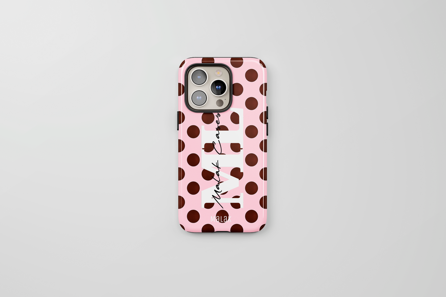 Polka Dot Letras Grandes Verticales
