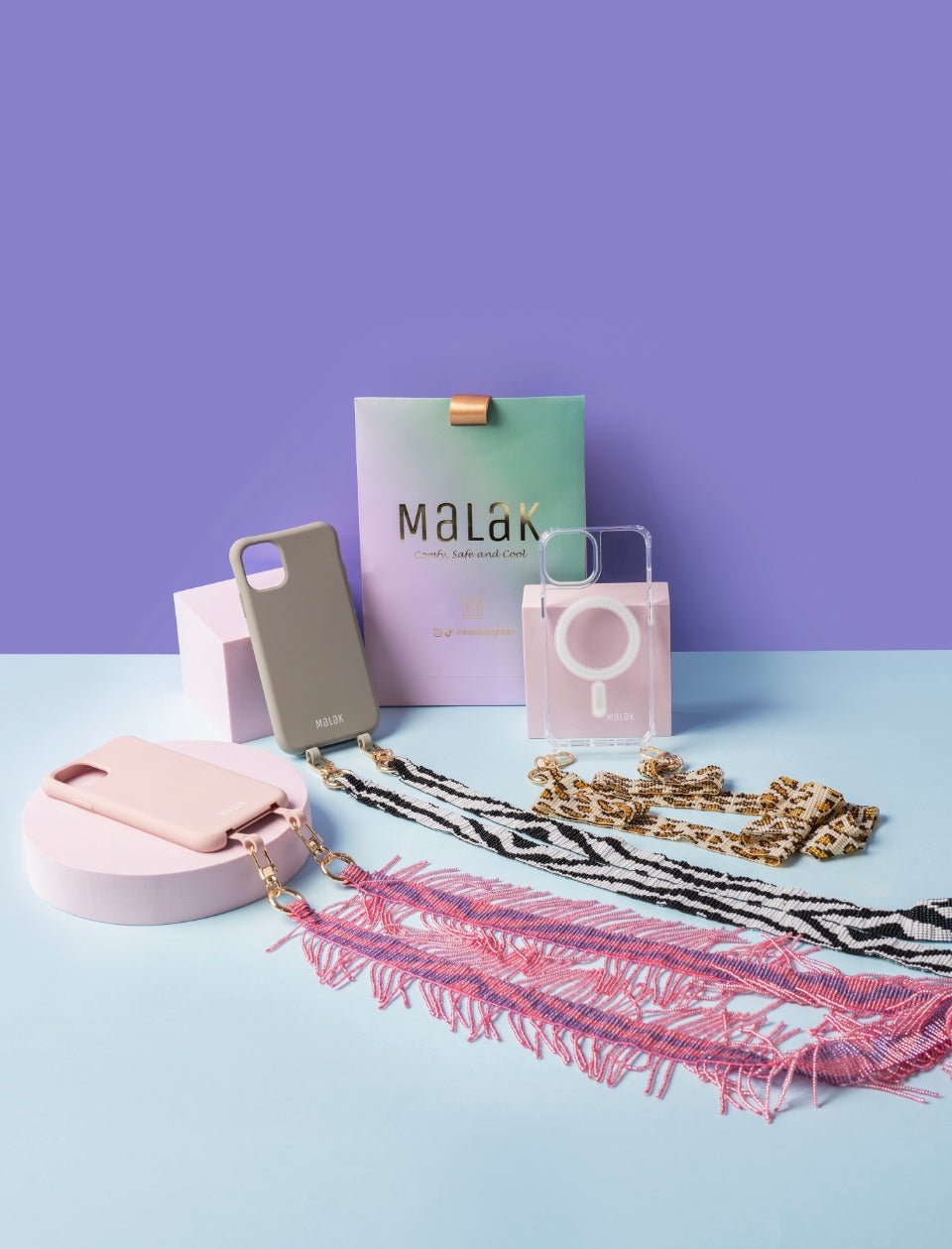 Fundas con Cadena Personalizadas para Celulares con Estilo - Malak Colombia 