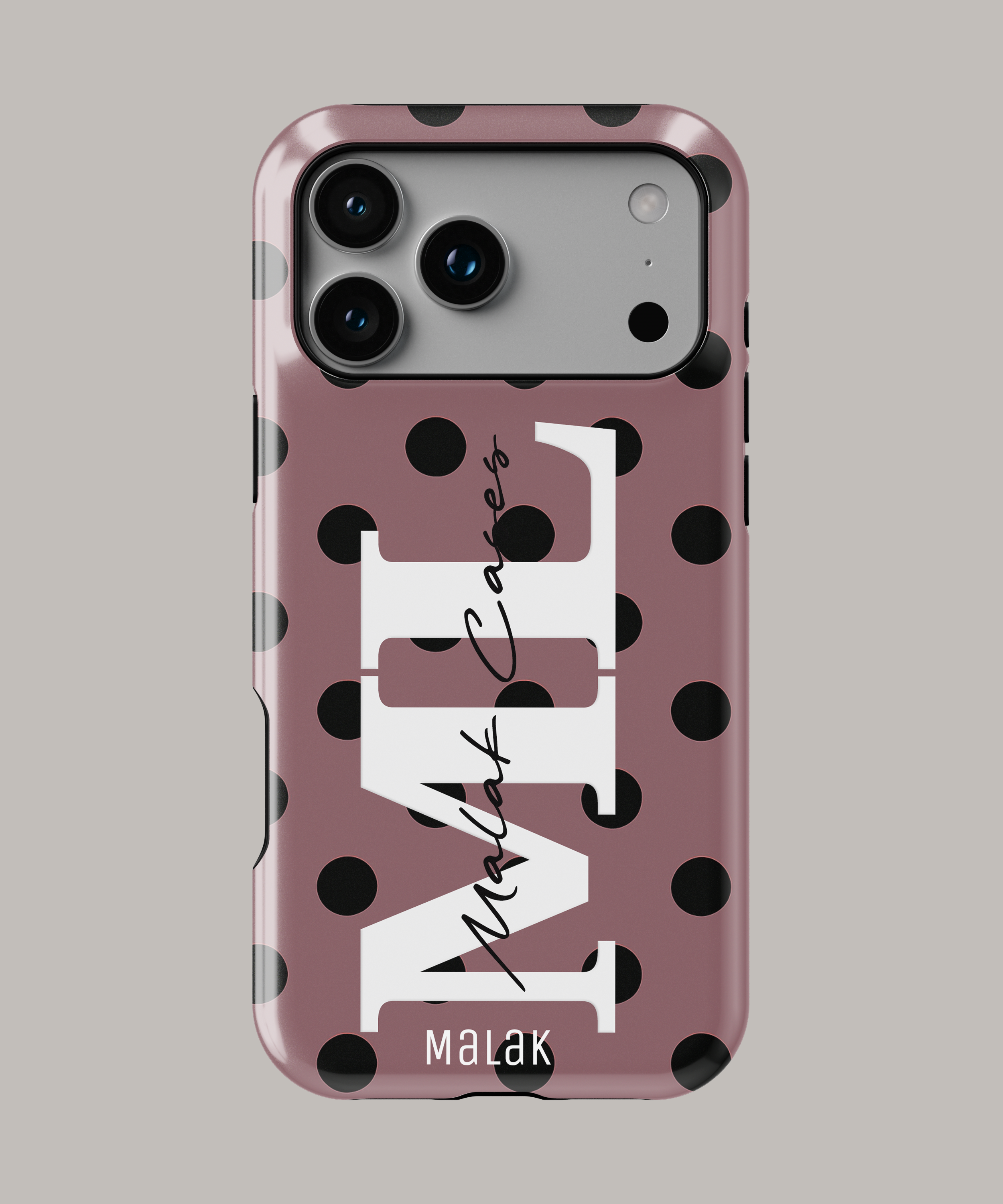 Polka Dot Letras Grandes Verticales