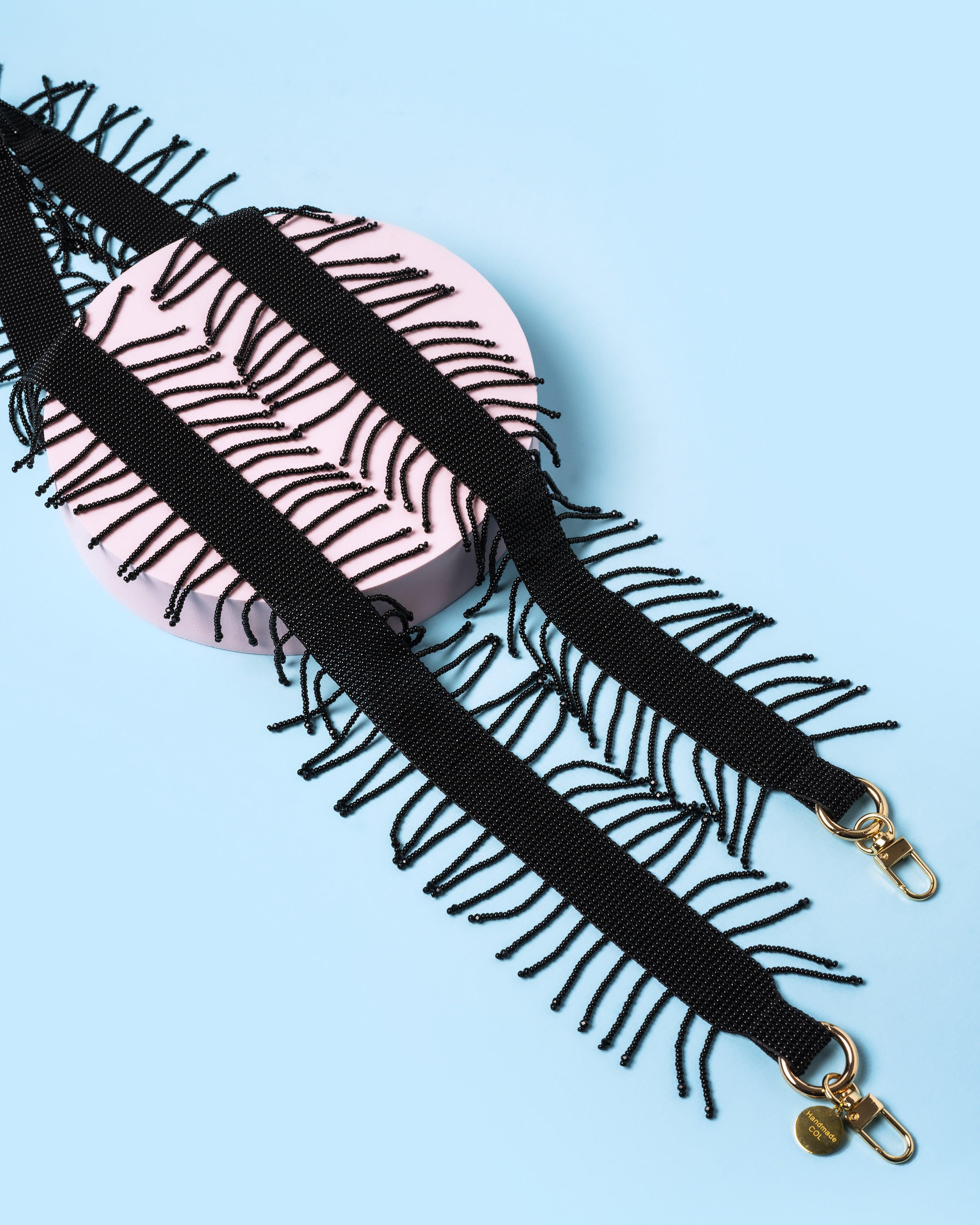 Strap Sofia (Flecos Negro) - Malak Colombia 