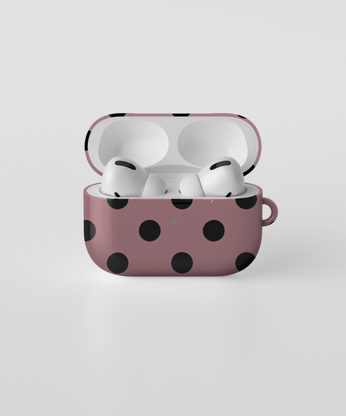 AirPods Case con diseño de lunares Polka Dot de MALAK Colombia, protección y estilo moderno.