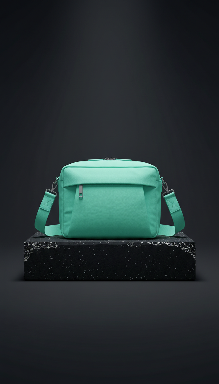 Bandolera Neon Mint cruzada