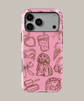 Funda iPhone personalizada Dog Mom con diseño divertido y colorido para amantes de los perros.