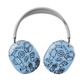 Funda AirPods Max fitness club con diseño moderno y colorido, ideal para el estilo diario.