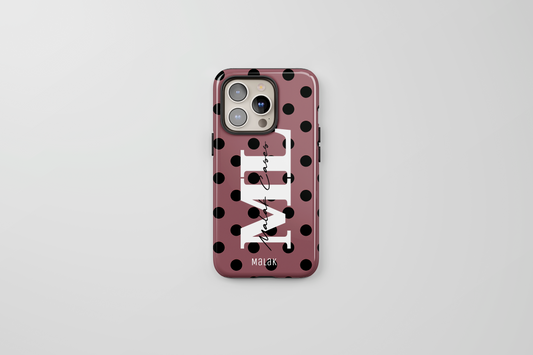 Polka Dot Letras Grandes Verticales