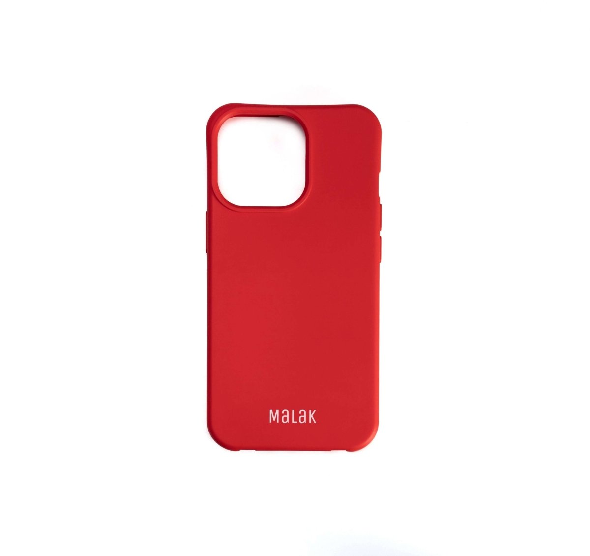Funda de teléfono 2 en 1 con cordón en color rojo, diseño elegante y material de silicona.