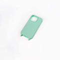 Funda de lujo para teléfono móvil Turquoise en color verde menta, hecha de silicona durable.