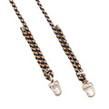 Cordón ajustable para celular en azul y beige, resistente, de lujo y hecho a mano, largo 2 mts.
