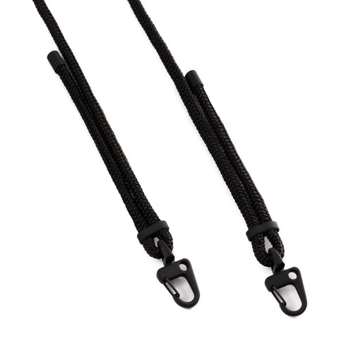 cordón ajustable para celular negro de 2 metros con diseño duradero y elegante, ideal para comodidad y estilo