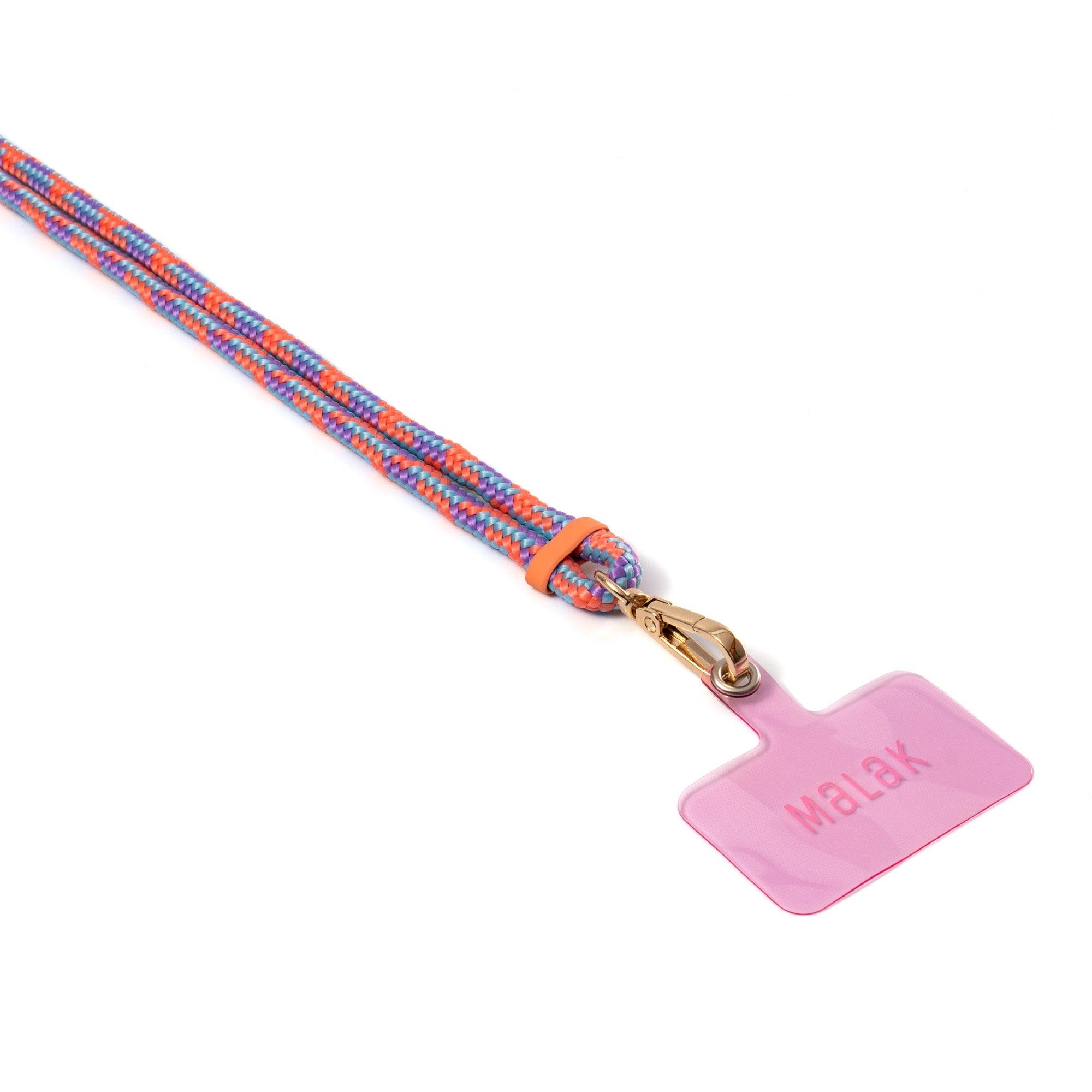Salmon-Lila - Cordón Universal con Adaptador - Malak Colombia 